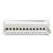 DIGITUS CAT 6A Patch Panel, stíněný, 12-portové pole se štítkem, 1U, 10 "montáž do stojanu, šedá RAL 7035