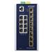 Planet průmyslový L3 switch, 8x1Gb + 8x1Gb SFP, -40 až 75°C, 12-48VDC, IP30, fanless