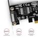 AXAGON PCEE-GRH, PCIe síťová karta - 1x Gigabit Ethernet port (RJ-45), Realtek, vč. LP