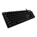 LOGITECH G512 CARBON LIGHTSYNC RGB Mechanical Gaming Keyboard with GX Brown switches-CARBON-US INT'L-USB