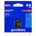 GOODRAM microSDXC karta 64GB M1AA (R:100/W:10 MB/s), UHS-I Class 10, U1 + Adapter