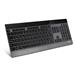 RAPOO klávesnice E9270p 5G Wireless 2 Block Metal Keyboard Black CZ/SK