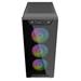 SilentiumPC skříň MidT Armis AR6X EVO TG ARGB / 2x USB 3.0 / 5x 120 mm fan / tvrzené sklo / A-RGB podsvícení / černá