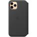 iPhone 11 Pro Max Leather Folio - Black