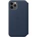 iPhone 11 Pro Leather Folio - Deep Sea Blue