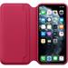 iPhone 11 Pro Max Leather Folio - Raspberry