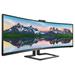 Philips LCD 439P9H 43" zakřivený VA LED/HDR/3840x1200/RJ45/USB-C/2xDP/HDMI 2.0/WebCAM FHD/USB-C dock/repro/VESA