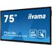 75" iiyama TE7503MIS-B1AG: IPS,4K,VGA,HDMI