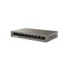 Tenda TEF1110P-8-63W PoE AT switch - 8x PoE 100 Mb/s + 2x Uplink 100 Mb/s, PoE max 63W, fanless