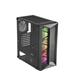 FSP/Fortron ATX Midi Tower CMT211A Black, průhledná bočnice, A.RGB