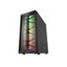 FSP/Fortron ATX Midi Tower CMT211 Black, průhledná bočnice, A.RGB