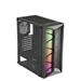 FSP/Fortron ATX Midi Tower CMT211 Black, průhledná bočnice, A.RGB