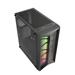 FSP/Fortron ATX Midi Tower CMT211 Black, průhledná bočnice, A.RGB