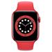 Apple Watch Series 6 44mm (PRODUCT) Red se sportovním řemínkem