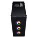 FSP/Fortron ATX Midi Tower CMT512 Black, průhledná bočnice, 4 x A.RGB LED 120 mm ventilátor