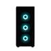 FSP/Fortron ATX Midi Tower CMT340 PLUS Black, průhledná bočnice, 4 x A. RGB LED 120 mm ventilátor