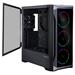 Zalman case miditower Z8 TG, bez zdroje, ATX, 3x 120mm ARGB ventilátor, 2x USB 3.0, 1x USB 2.0, průhledná bočnice a čelo černá