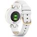 Garmin Lily Classic Light Gold/White Leather Band