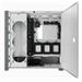 CORSAIR 5000D Tempered Glass WHITE ATX Mid-Tower Case bílý ATX PC Case bez zdroje, průhledná bočnice