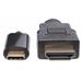 USB-C to HDMI Adapter Cable, Converts a DP Alt Mode Signal to an HDMI 4K Output, 2 m (6 ft.), Black