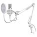 SPC Gear mikrofon SM950 Onyx White Streaming microphone / USB / polohovatelné rameno / pop filtr  / bílý