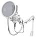 SPC Gear mikrofon SM950 Onyx White Streaming microphone / USB / polohovatelné rameno / pop filtr  / bílý