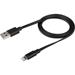 Xtorm Flat USB-A/Lightning plochý kabel 1 m černý