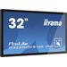 32" iiyama TF3239MSC-B1AG: AMVA, FullHD, capacitive, 12P, 500cd/m2, VGA, HDMI, DP, 24/7, IP54, černý