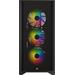 Corsair PC skříň iCUE 4000X RGB Tempered Glass Mid-Tower Black