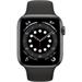 Apple Watch Series 6 40mm Cellular vesmírně šedý hliník s černým sportovním řemínkem