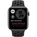 Apple Watch Nike Series 6 44mm Cellular vesmírně šedý hliník s antracitovým/černým sportovním řemínkem