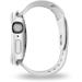 UNIQ Torres Antimikrobiální odolné pouzdro Apple Watch 4/5/6/SE (44mm) bílé