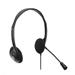 MANHATTAN Sluchátka s mikrofonem Stereo USB Headset, bulk