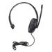 MANHATTAN Sluchátka s mikrofonem Mono USB Headset, černá