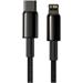 Baseus Tungsten Gold kabel USB-C/Lightning (PD) 20W 1m černý