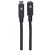 SuperSpeed+ USB-C Extension Cable, USB 3.1 Gen 2, Type-C Male to Type-C Female, 10 Gbps, 5 A, 50 cm