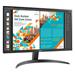 LG monitor 24QP500 24" / IPS / QHD 2560x1440 / 16:9 / 300cd/m2 / 5ms / HDMI / DP