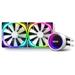 NZXT vodní chladič Kraken X63 RGB / 2x 140mm fan / LGA 2066/2011(-3)/1366/1156/1155/1151/1150/AM4/ bílý / 6 let