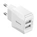 Baseus CCALL-MN02 Mini Nabíječka 2xUSB 2.1A White