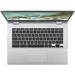 ASUS Chromebook CX1400 - 14"/N3350/4GB/64GB eMMC/Chrome (Transparent Silver/Plastic)