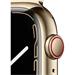 Apple Watch Series 7 Cellular 41mm zlatá ocel se zlatým milánským tahem