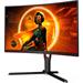 AOC MT VA LCD WLED 27" C27G3U/BK - VA panel, 1920x1080, 165Hz, 2xHDMI, DP, USB 3.2, repro, nast. vyska, zarkiven