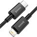 Baseus CATLYS-A01 Superior Fast Charging Datový Kabel USB-C to Lightning  20W 1m Black