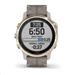 Garmin GPS sportovní hodinky fenix6S PRO Solar, LightGold/Suede Band (MAP/Music)