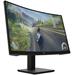 HP LCD X27c curved FHD Gaming 27"/1920x1080 VA AG/16:9/3000:1/350cd/1ms/1xHDMI/1xDP/VESA/výškově stavitelný/Black