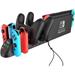 iPega 9187 Charger Dock pro Nintendo Switch/Pro a Joy-con černý