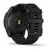 Garmin fenix 7X Sapphire Solar, Titan Carbon Gray/ Black Silicone Band