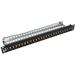 19" Patch panel LYNX 24port, STP, Cat6A, krone, černý