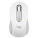 Logitech myš Signature M650, bezdrátová, velikost L, off-white