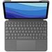 Logitech Combo Touch for iPad Pro 11" (1.2.3.4. gen.) - GREY - UK - INTNL